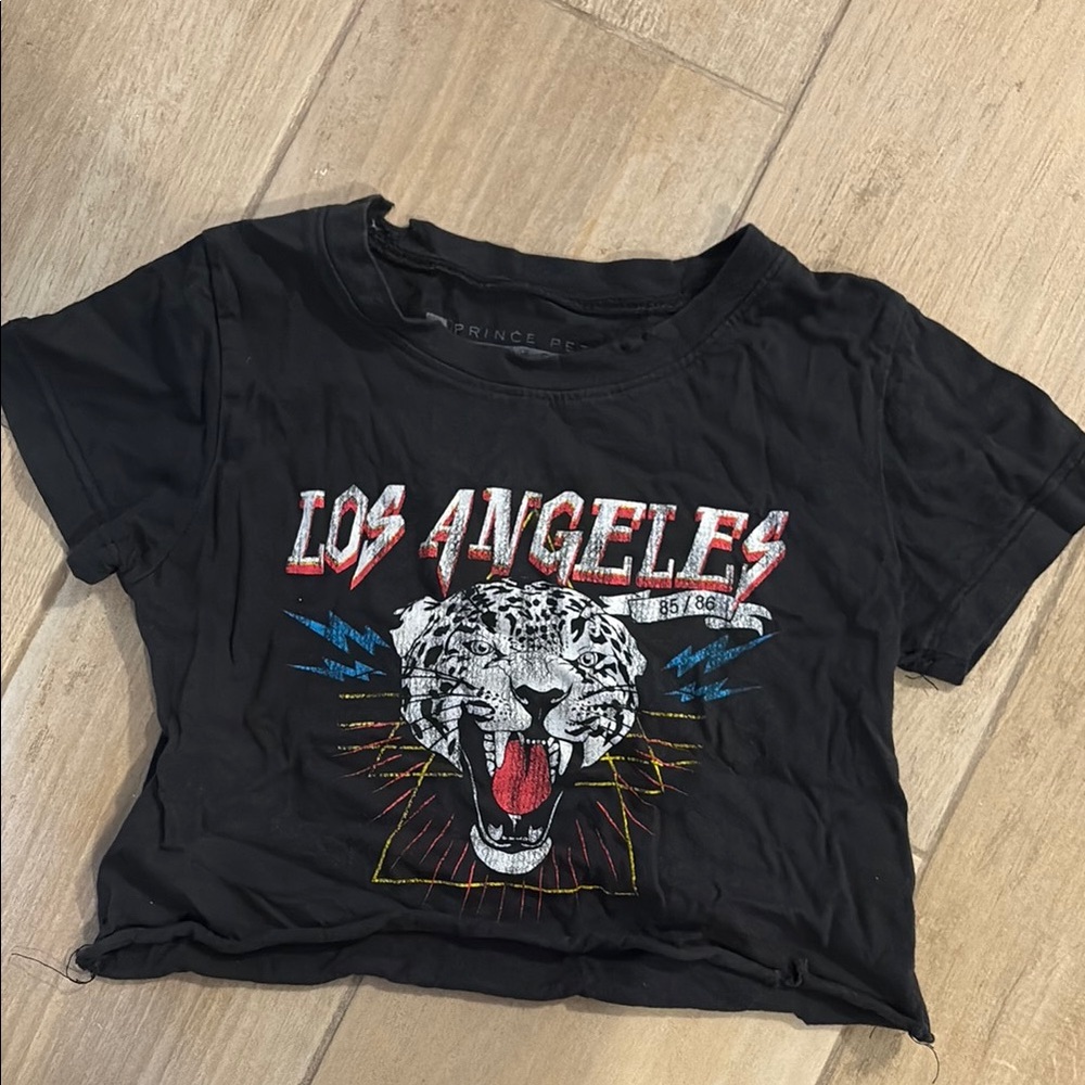 Black Los Angeles Graphic Tee